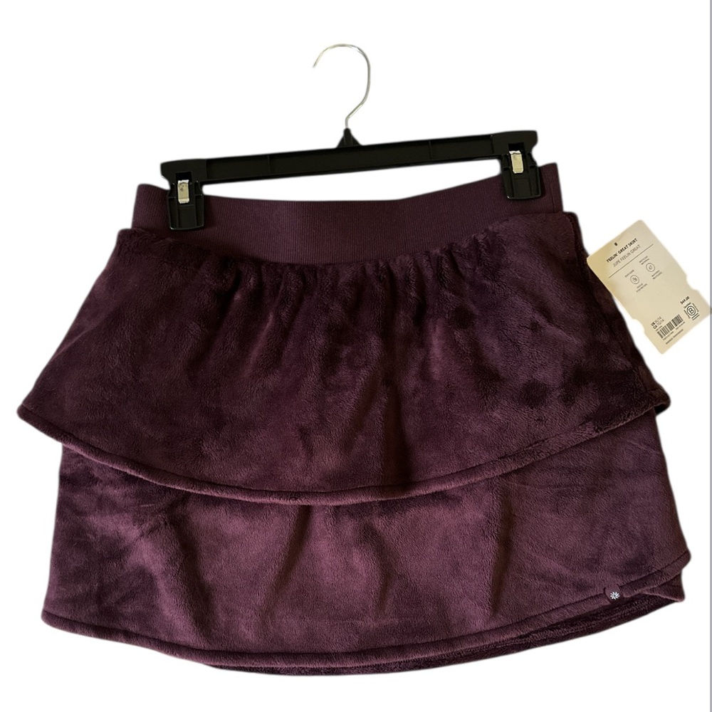 Athleta Girl Feelin Great‎ Fleece  Women's Skirt Sz XL